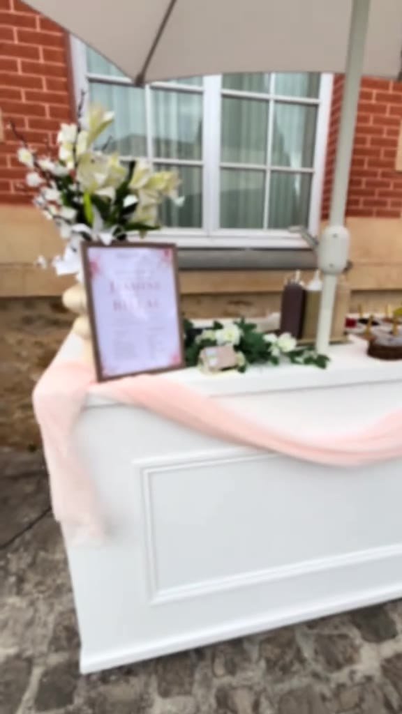 Bar Maison Z décoré pour une réception